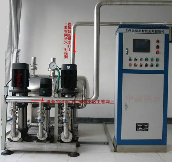 ZYW工厂矿业专用全自动无负压供水设备(自来水-加压设备-用水点)
